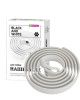 Нашийник проти бліх та кліщів для собак Vitomax (Вітомакс) BLACK & WHITE (WHITE) 70 см